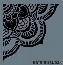 Rich WALL DECOR Stencıl 023 50x51 cm - 2