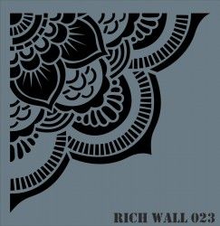 Rich WALL DECOR Stencıl 023 50x51 cm - 2