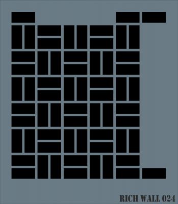 Rich WALL DECOR Stencıl 024 50x57 cm - 1