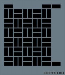 Rich WALL DECOR Stencıl 024 50x57 cm - 2