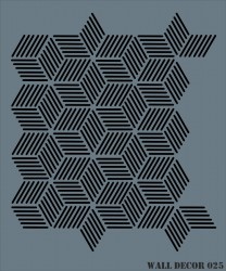 Rich WALL DECOR Stencıl 025 50x58 cm - 2
