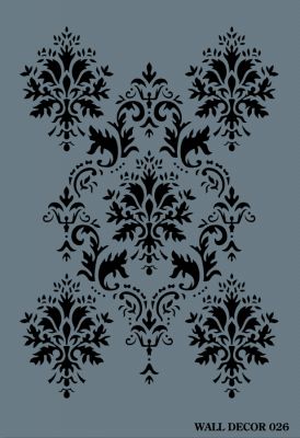Rich WALL DECOR Stencıl 026 50x70 cm - 1