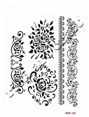 Rich XL Stencil New102 24X33 - 1