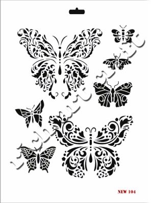 Rich XL Stencil New104 24X33 - 1
