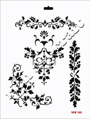 Rich XL Stencil New105 24X33 - 1