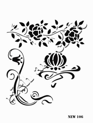 Rich XL Stencil New106 24X33 - 1