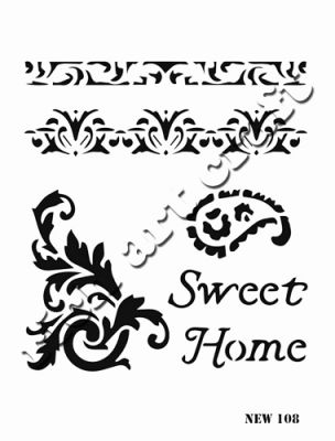 Rich XL Stencil New108 24X33 - 1