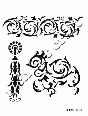 Rich XL Stencil New109 24X33 - 1