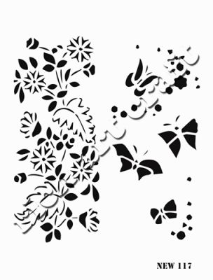 Rich XL Stencil New117 24X33 - 1