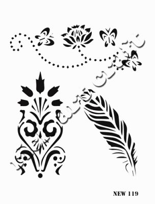 Rich XL Stencil New119 24X33 - 1