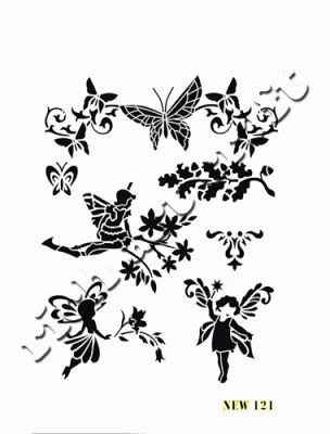 Rich XL Stencil New121 24X33 - 1