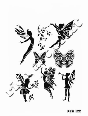 Rich XL Stencil New122 24X33 - 1