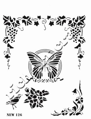 Rich XL Stencil New126 24X33 - 1