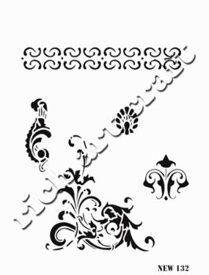 Rich XL Stencil New132 24X33 - 1