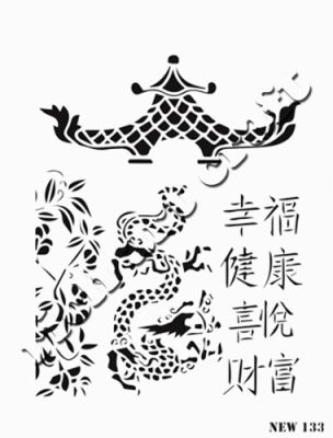 Rich XL Stencil New133 24X33 - 1