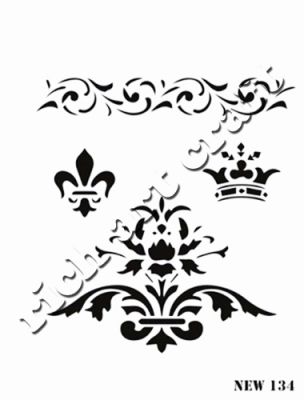 Rich XL Stencil New134 24X33 - 1