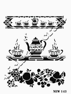 Rich XL Stencil New143 24X33 - 1
