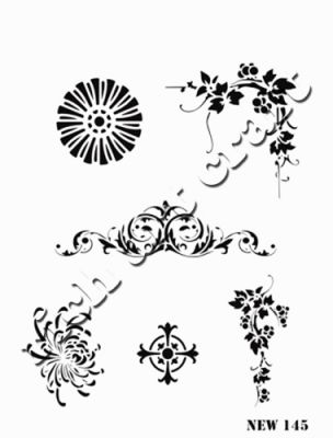 Rich XL Stencil New145 24X33 - 1