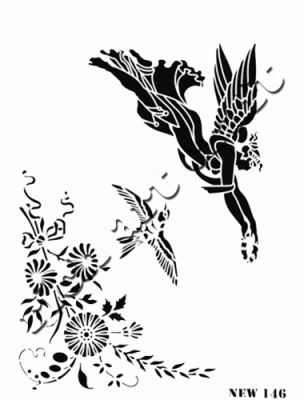 Rich XL Stencil New146 24X33 - 1