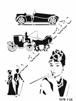 Rich XL Stencil New148 24X33 - 1