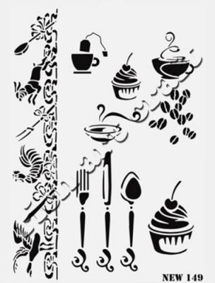 Rich XL Stencil New149 24X33 - 1
