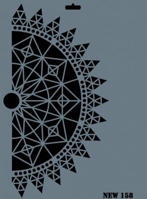 Rich XL Stencil New158 24X33 - 1