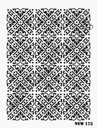 Rich XL Stencil New173 24X33 - 3