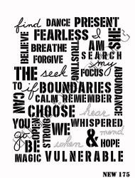 Rich XL Stencil New175 24X33 - 3