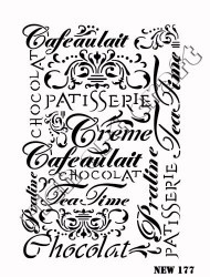 Rich XL Stencil New177 24X33 - 3