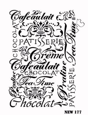 Rich XL Stencil New177 24X33 - 1