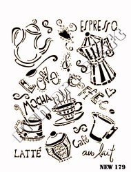 Rich XL Stencil New179 24X33 - 3