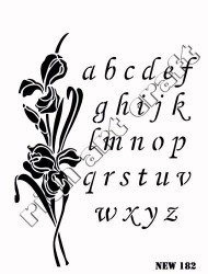 Rich XL Stencil New182 24X33 - 3