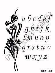 Rich XL Stencil New182 24X33 - 2