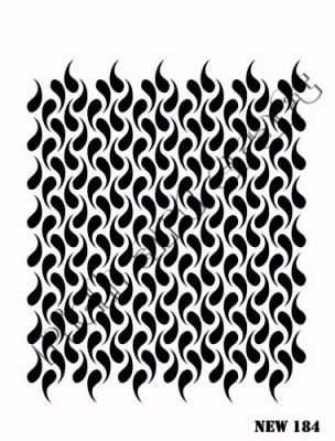 Rich XL Stencil New184 24X33 - 1