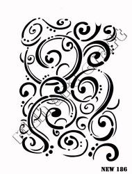Rich XL Stencil New186 24X33 - 2