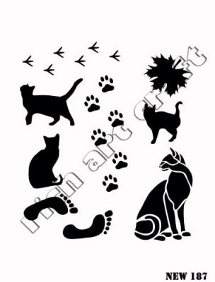 Rich XL Stencil New187 24X33 - 1
