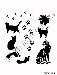 Rich XL Stencil New187 24X33 - 2