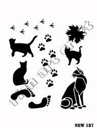 Rich XL Stencil New187 24X33 - 2