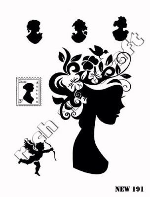 Rich XL Stencil New191 24X33 - 1