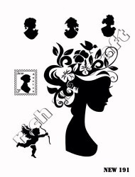 Rich XL Stencil New191 24X33 - 2