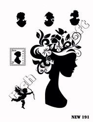 Rich XL Stencil New191 24X33 - 2