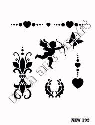 Rich XL Stencil New192 24X33 - 3