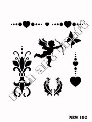 Rich XL Stencil New192 24X33 - 2