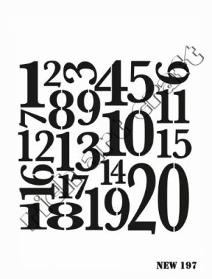 Rich XL Stencil New197 24X33 - 1