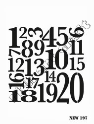 Rich XL Stencil New197 24X33 - 2