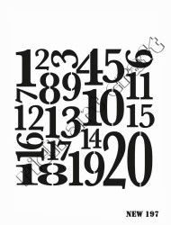 Rich XL Stencil New197 24X33 - 2