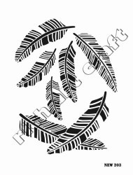Rich XL Stencil New203 24X33 - 2