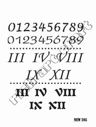 Rich XL Stencil New205 24X33 - 3
