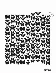 Rich XL Stencil New206 24X33 - 2