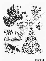Rich XL Stencil New211 24X33 - 3